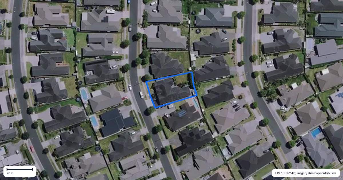 Property context map for 12 Brad Avenue, Flagstaff, Hamilton