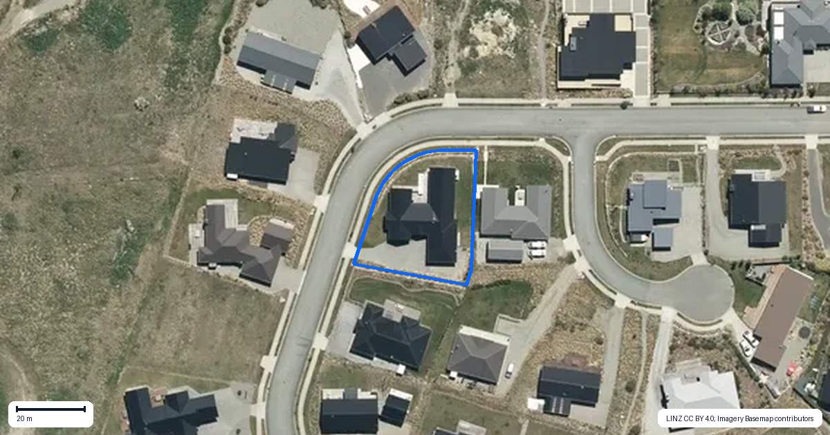 Property context map for 17 Mistake Drive, Lake Tekapo