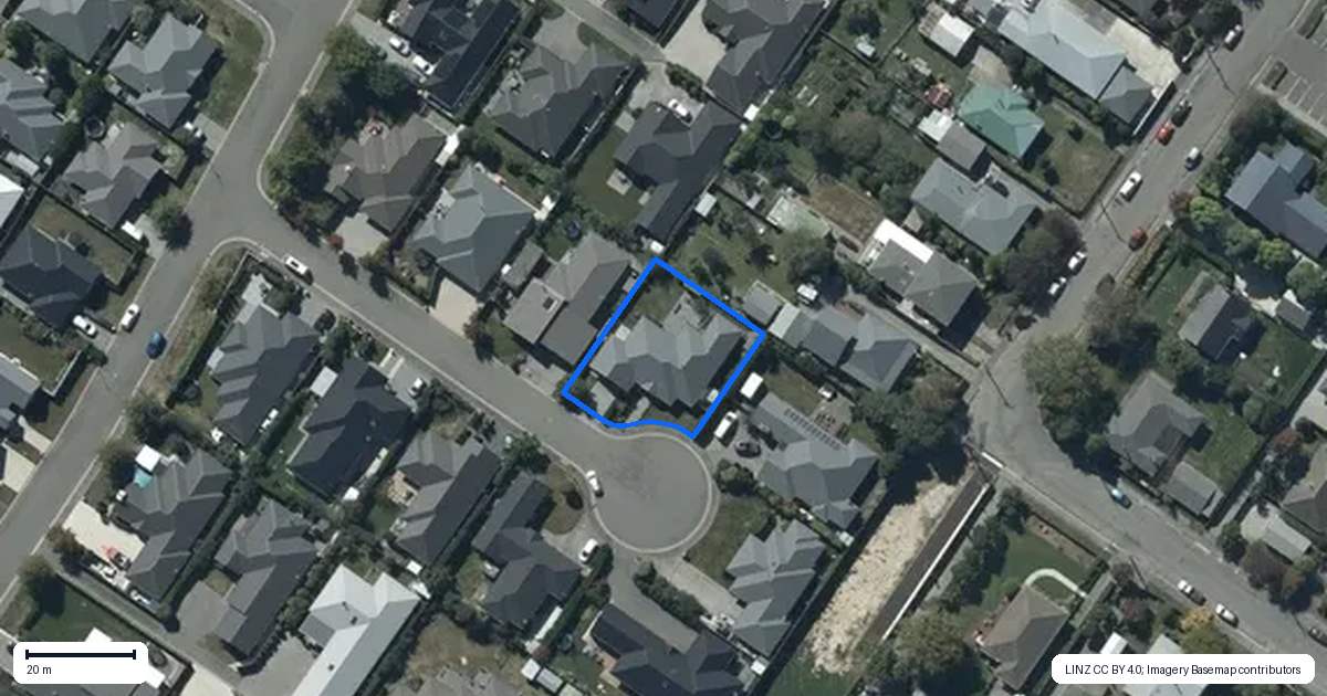 Property context map for 7 Aurora Close, Prebbleton