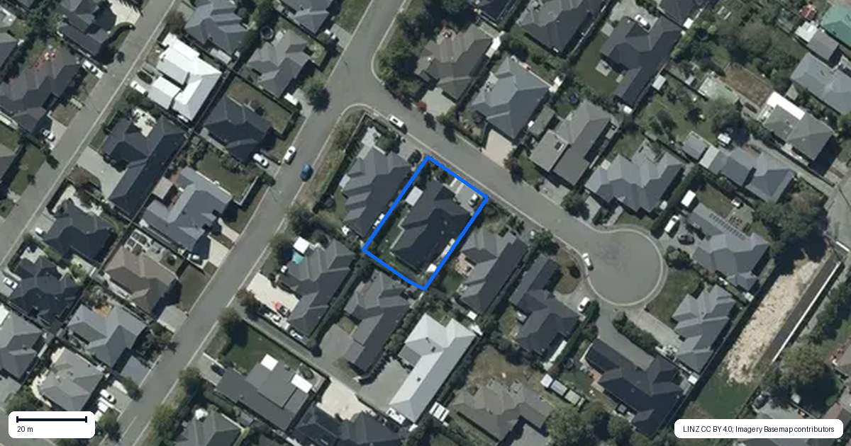 Property context map for 4 Aurora Close, Prebbleton