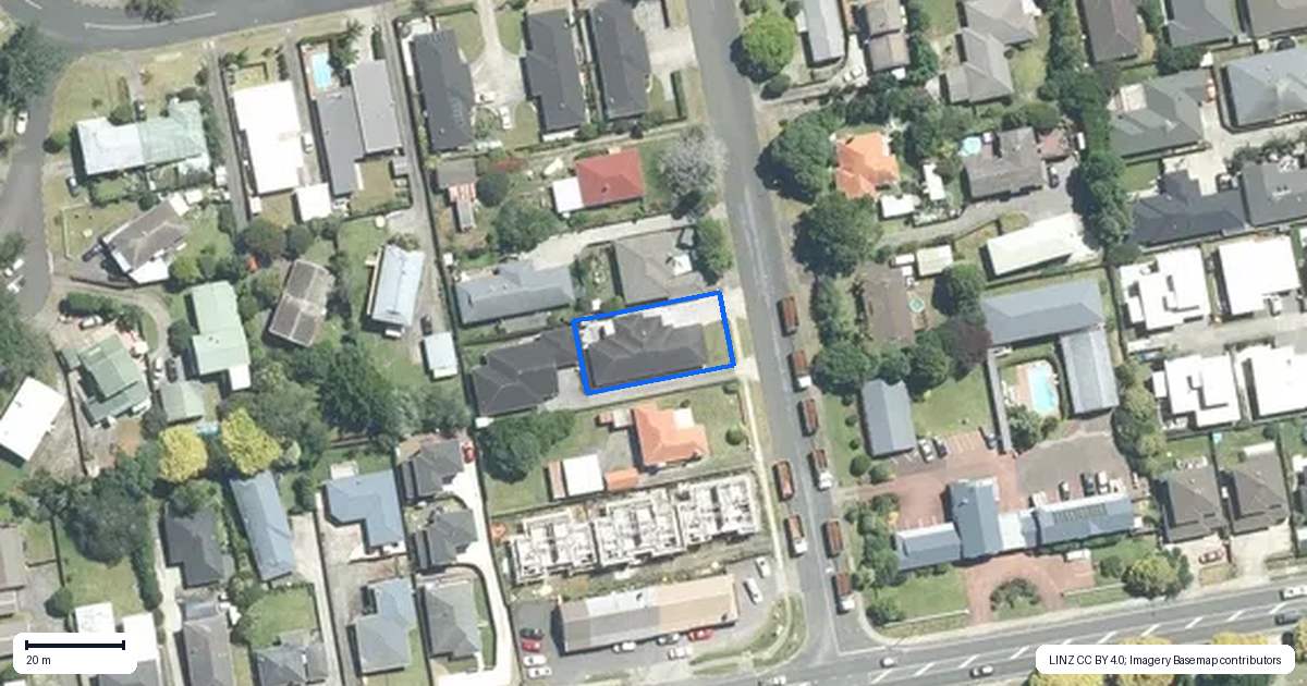 Property context map for 8 Valley Road, Pukekohe