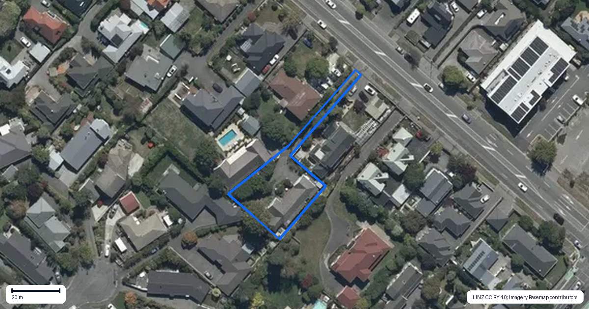 Property context map for 119 Memorial Avenue, Burnside, Christchurch