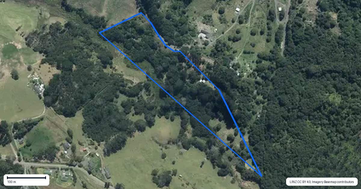 Property context map for 176 O'Neil Road, Kaukapakapa