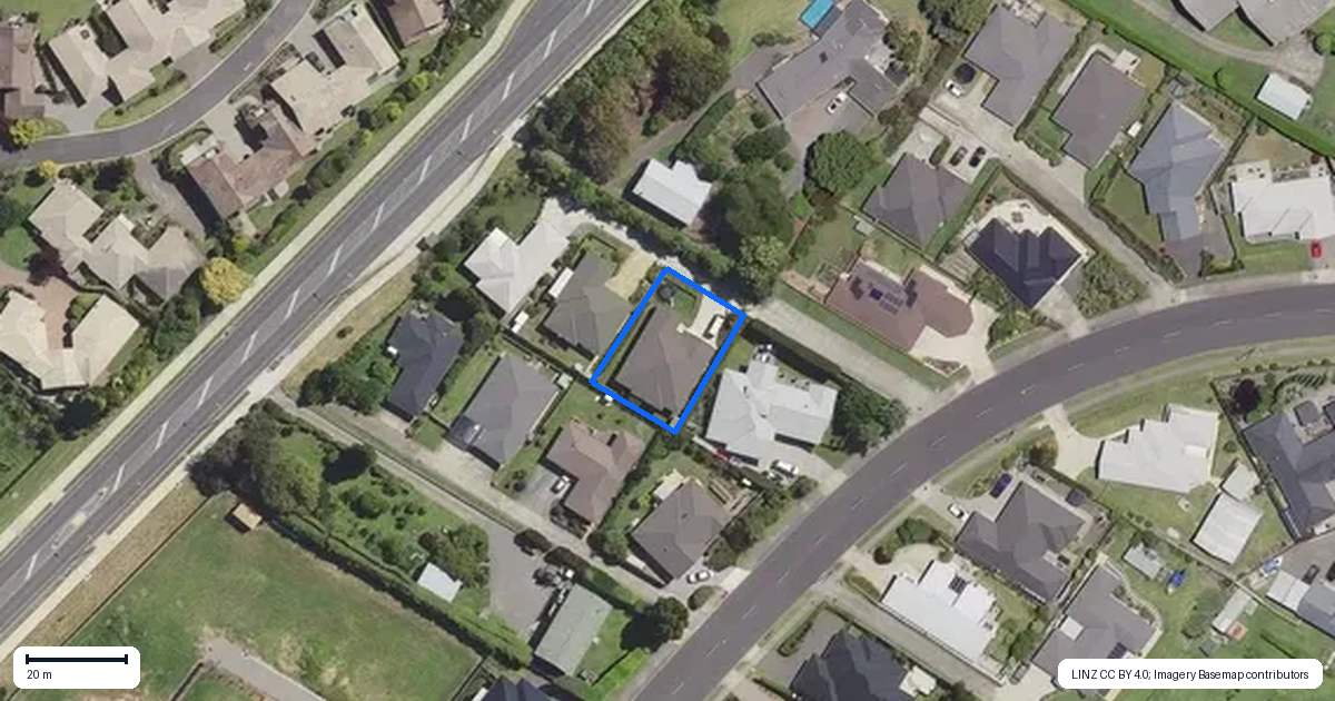 Property context map for 84B Margaret Drive, Omokoroa