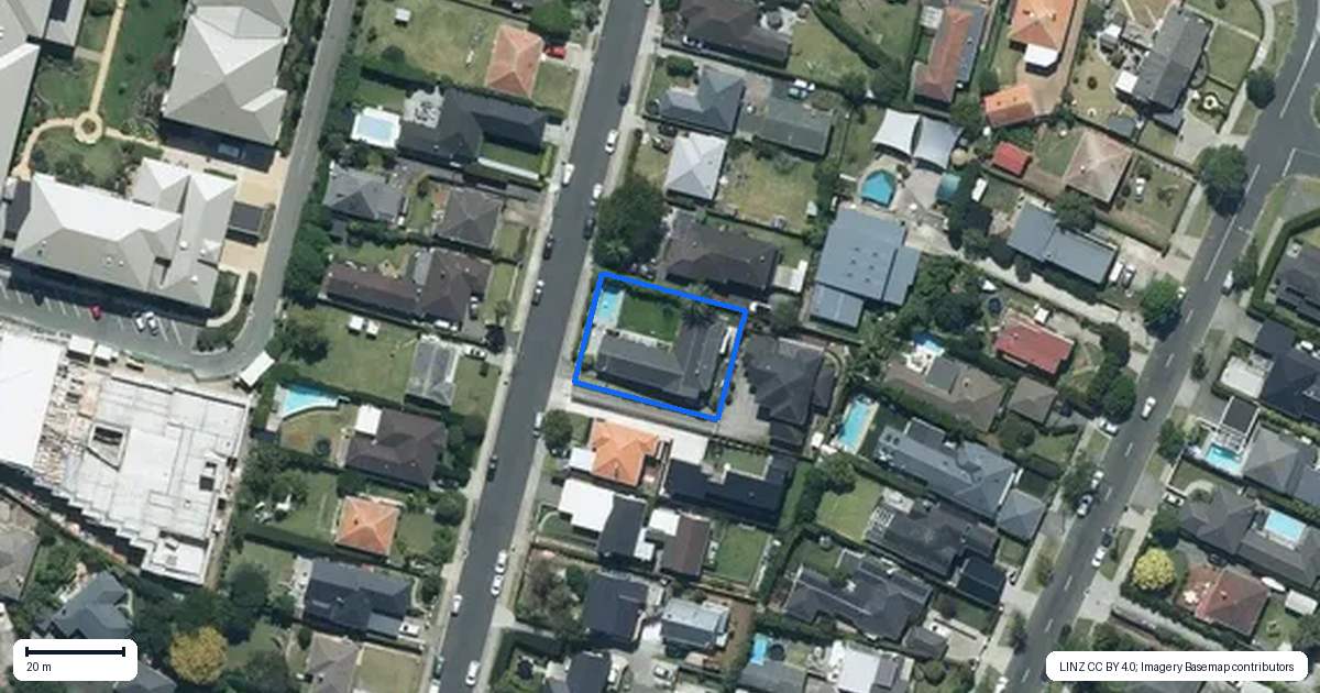 Property context map for 25 Bonnie Brae Road, Meadowbank, Auckland