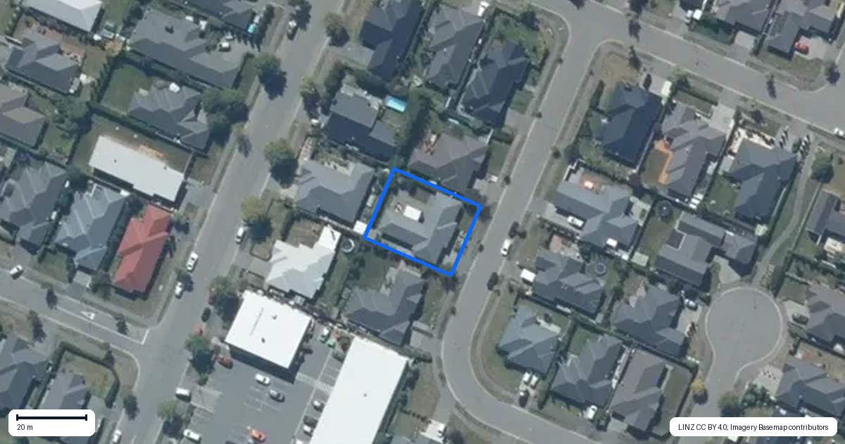Property context map for 6 Oates Street, Lincoln