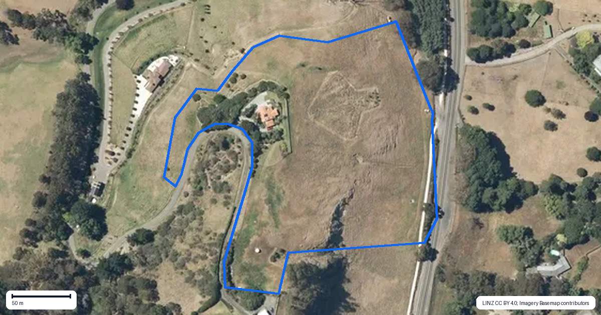 Property context map for 48 McLean Road, Havelock North