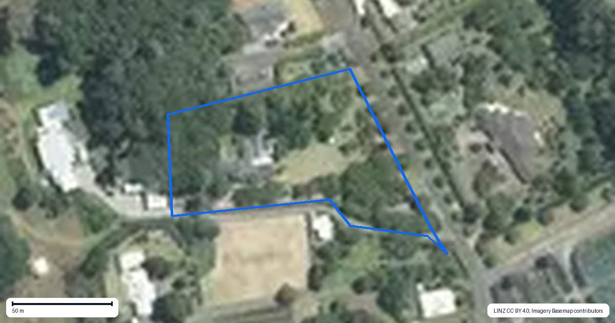 Property context map for 51 Cooper Road, Ramarama, Drury