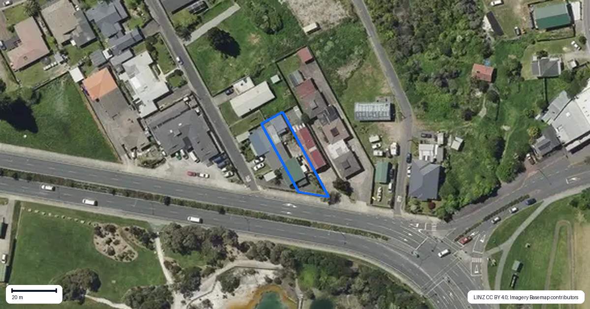 Property context map for 1A Rangipahere Street, Ohinemutu, Rotorua