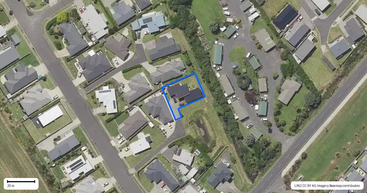 Property context map for 12 Reel Road, Athenree, Waihi Beach