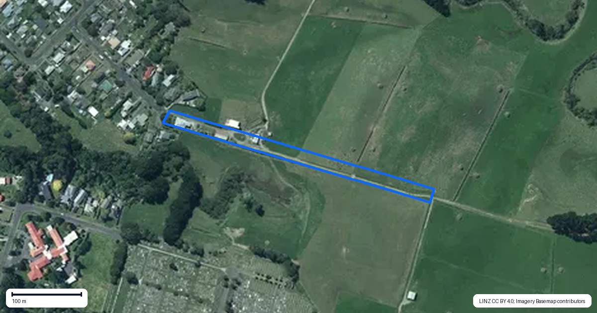 Property context map for 2A Ropata Street, Hawera