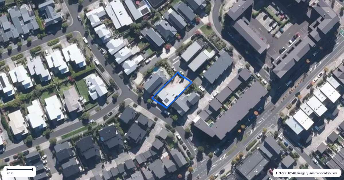 Property context map for 22 Corsair Street, Hobsonville, Auckland