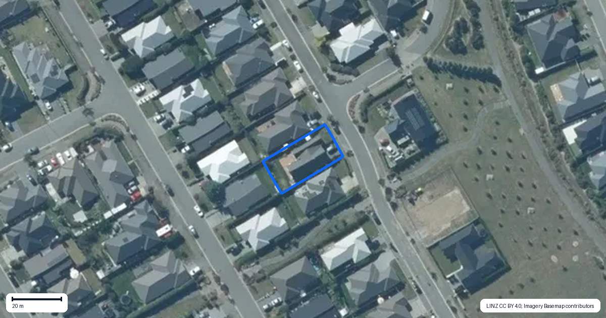 Property context map for 13 Siltstone Street, Rolleston