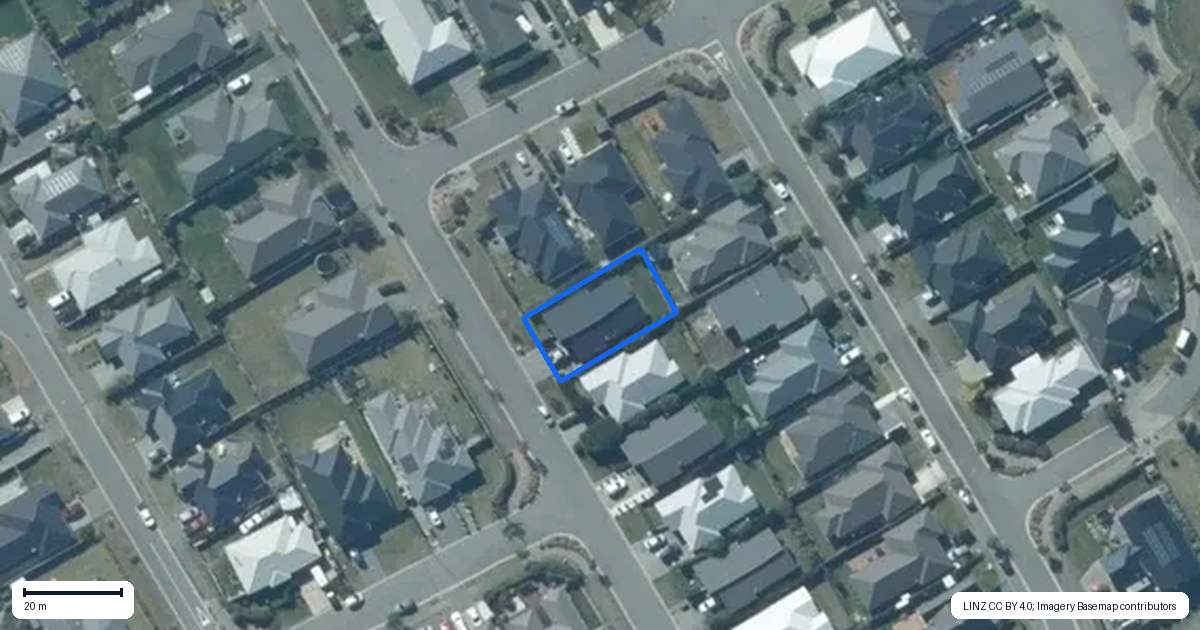 Property context map for 61 Newman Road, Rolleston