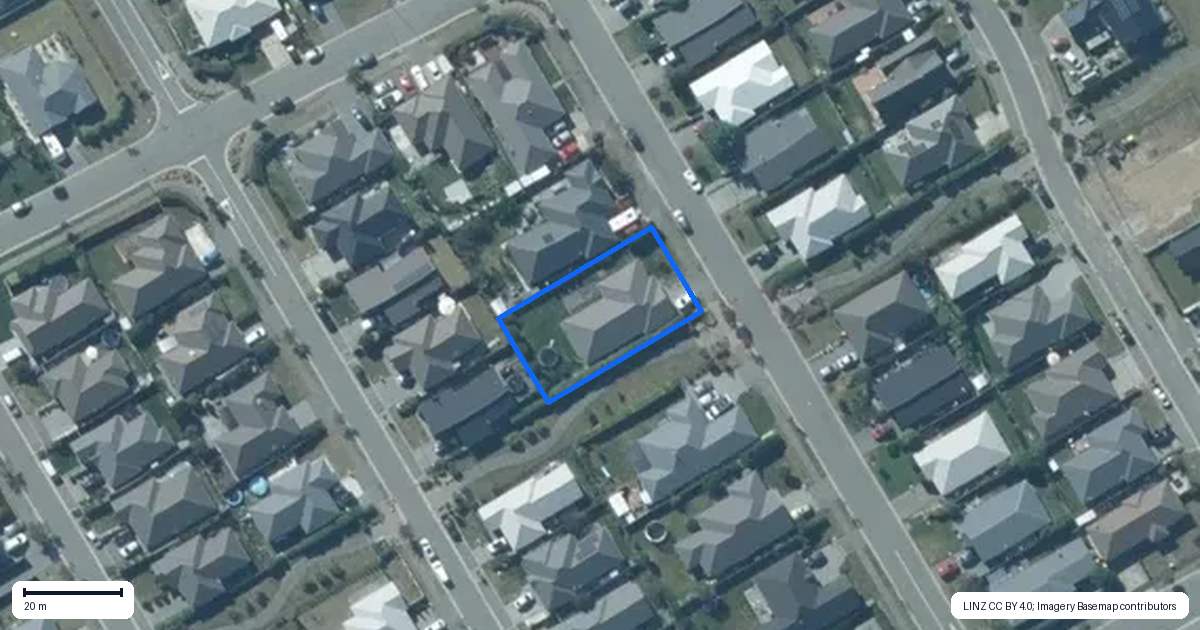 Property context map for 62 Newman Road, Rolleston