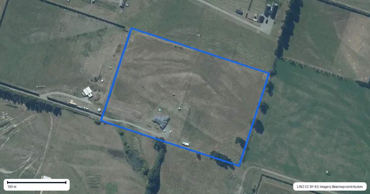 Property context map for 918B Weedons Ross Road, West Melton
