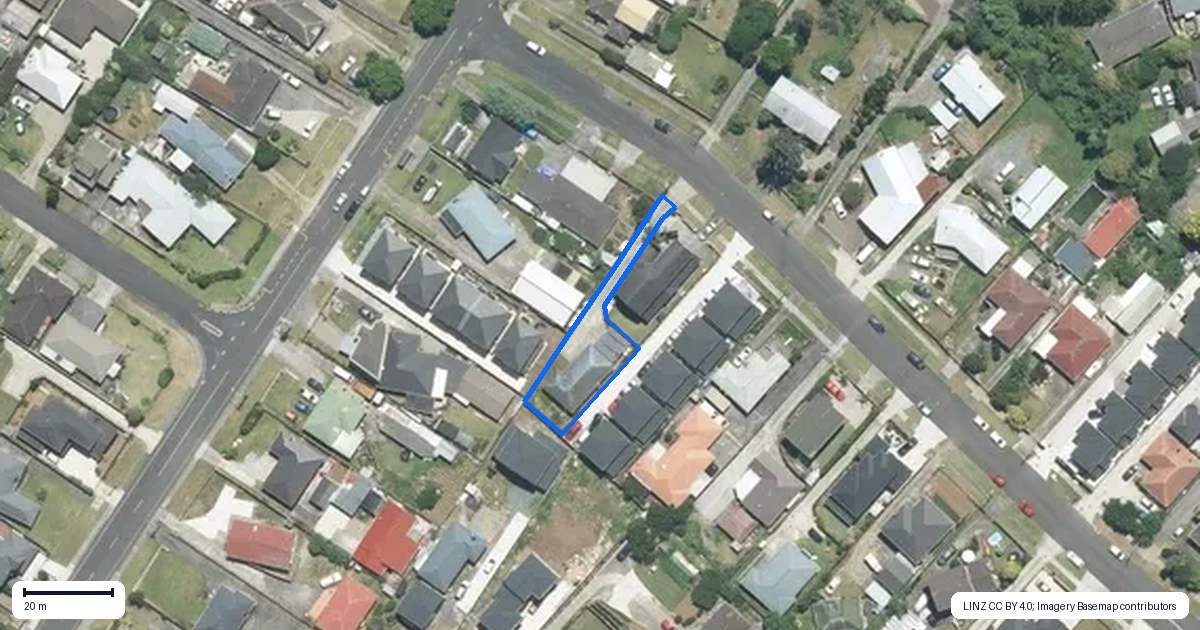 Property context map for 1A Esperanto Road, Papatoetoe, Auckland