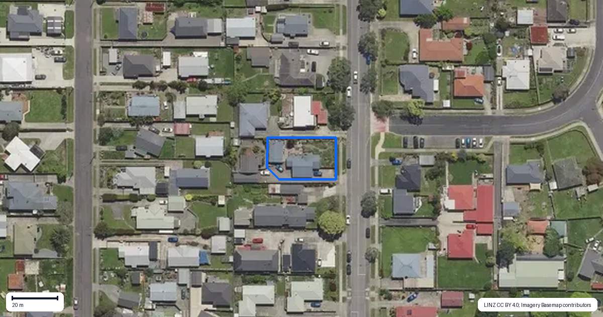 Property context map for 88A McGarvey Road, Whakatane