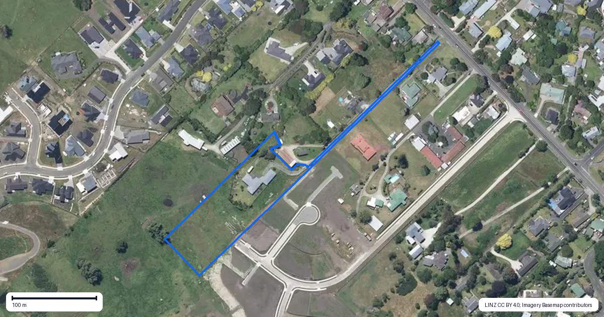 Property context map for 187C Great North Road, Otamatea, Whanganui