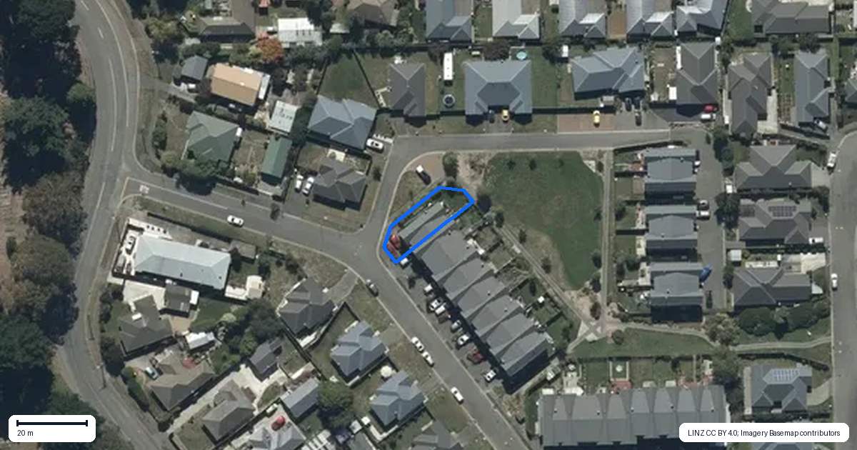 Property context map for 5 Eric Adam Way, Linwood, Christchurch
