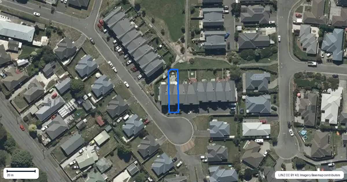 Property context map for 25 Eric Adam Way, Linwood, Christchurch