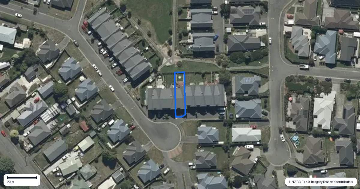 Property context map for 29 Eric Adam Way, Linwood, Christchurch