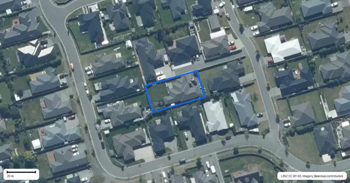 Property context map for 12C Marvell Lane, Rolleston