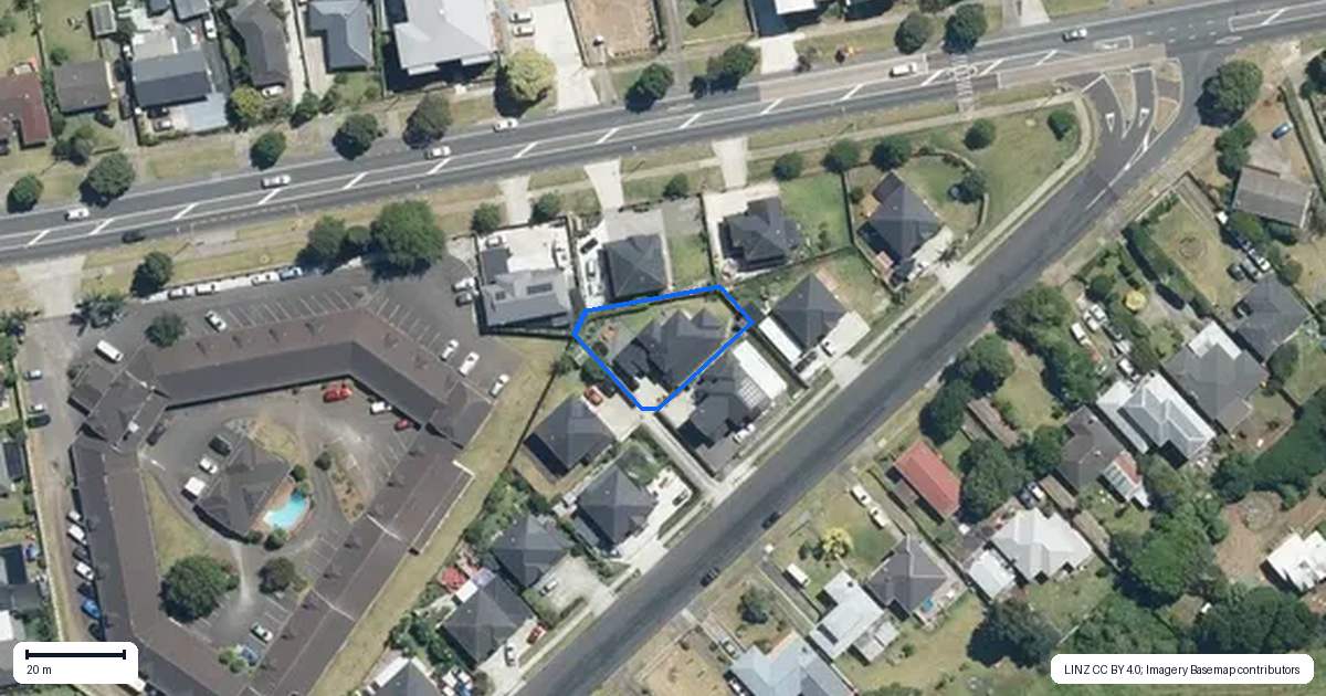 Property context map for 5A Pukaki Road, Mangere, Auckland