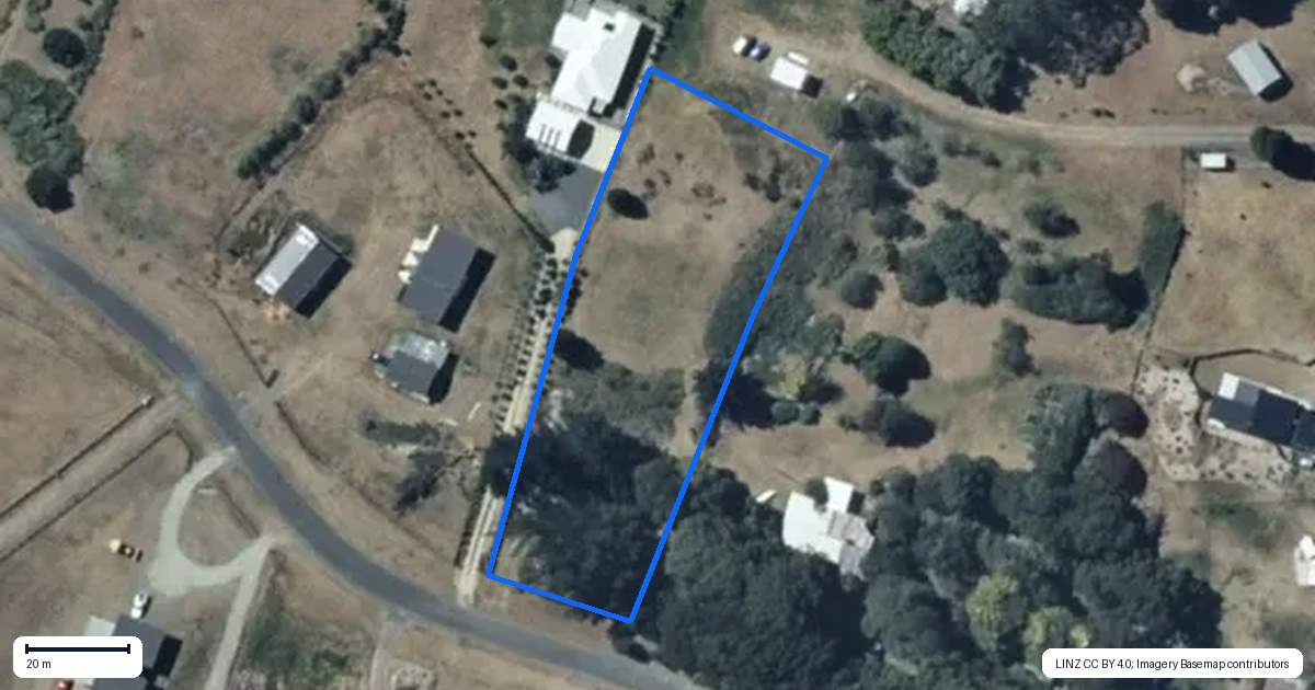 Property context map for 86 Bergin Road, Foxton