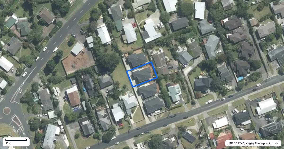 Property context map for 23B Manuwai Road, Torbay, Auckland