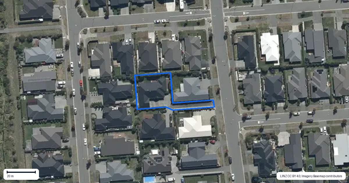 Property context map for 159 Te Rito Street, Marshland, Christchurch