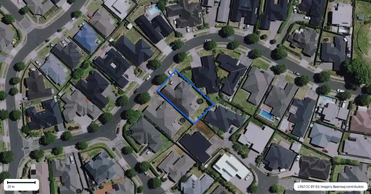 Property context map for 16 Longbow Terrace, Flagstaff, Hamilton