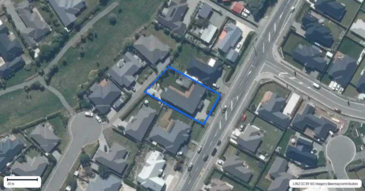 Property context map for 572 Birchs Road, Lincoln