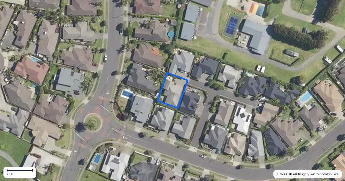 Property context map for 5 Pebble Beach Way, Papamoa Beach, Papamoa