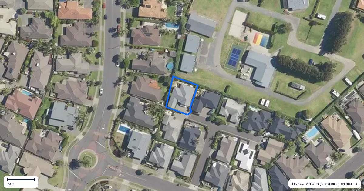 Property context map for 7 Pebble Beach Way, Papamoa Beach, Papamoa
