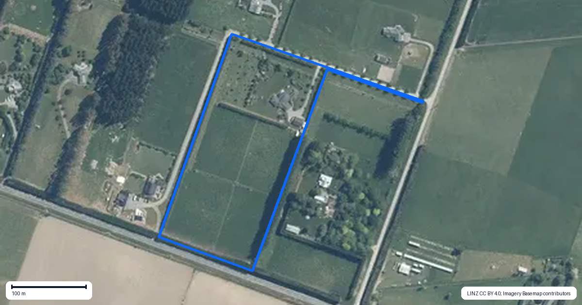 Property context map for 1055 Browns Road, Swannanoa