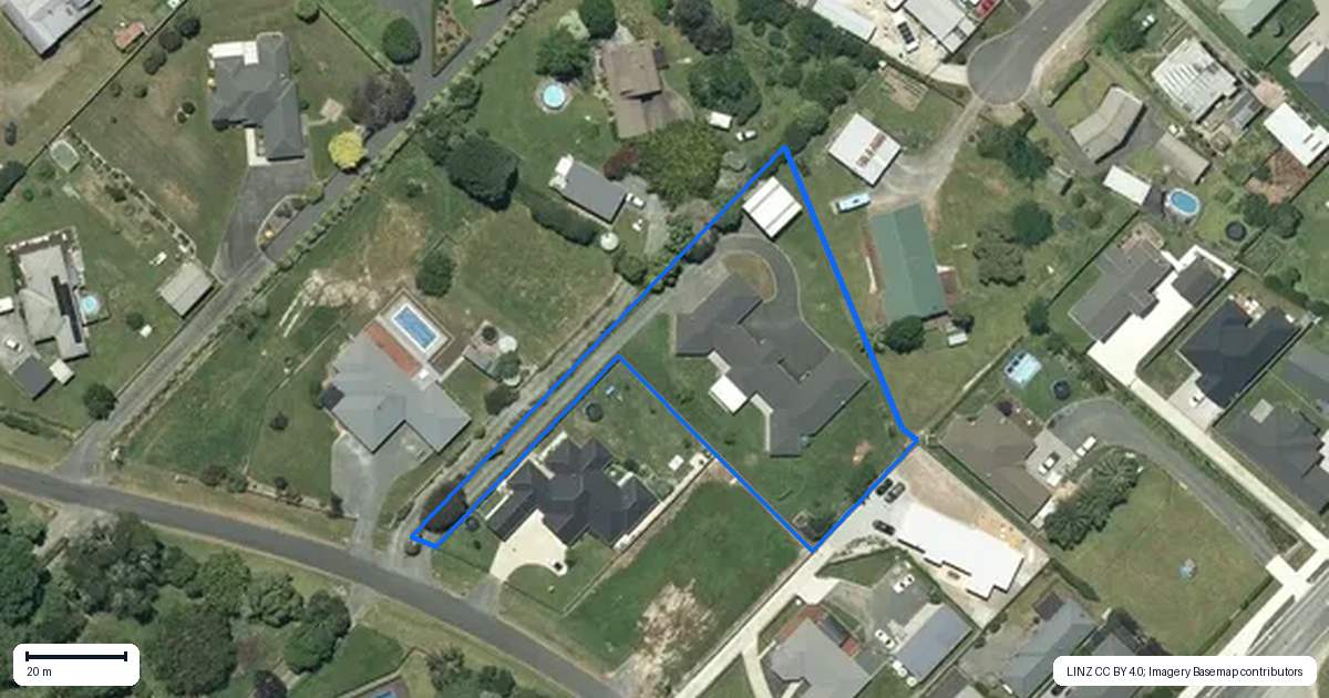 Property context map for 12 Law Crescent, Horotiu, Hamilton