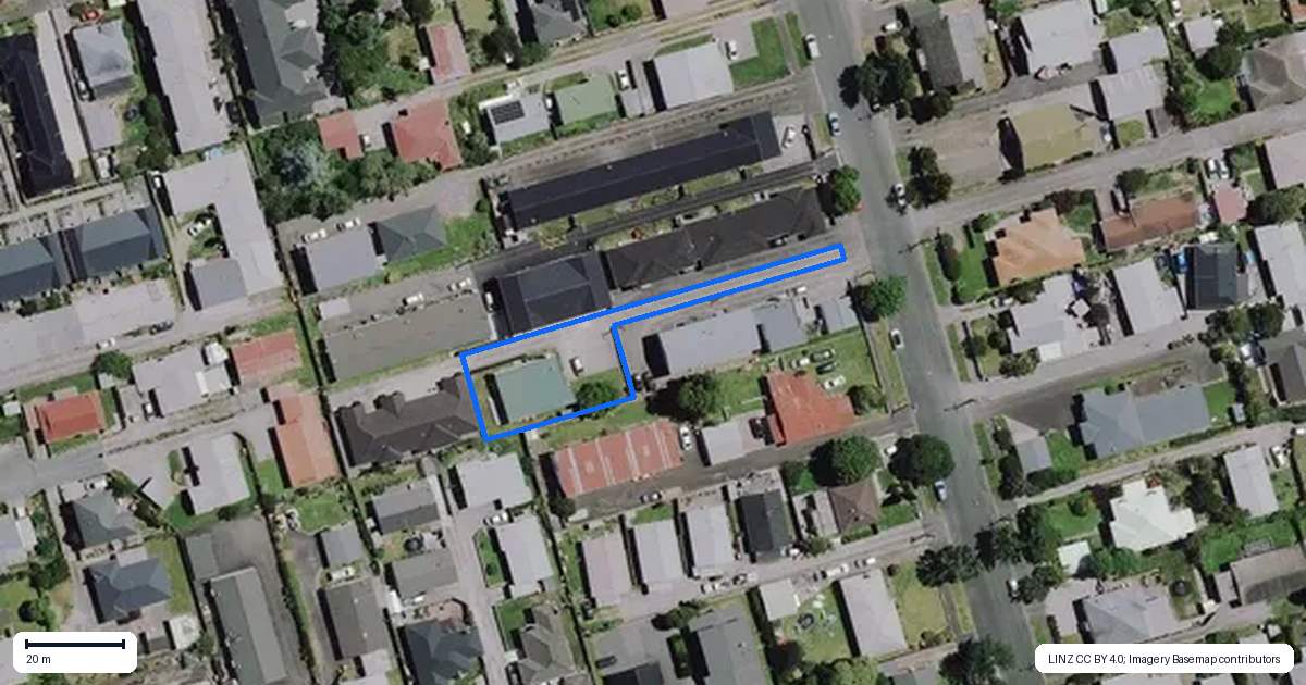 Property context map for 105 Nixon Street, Hamilton East, Hamilton