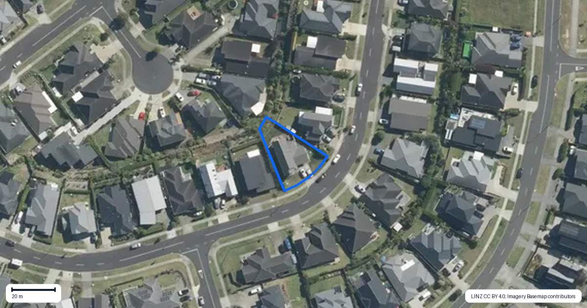 Property context map for 16 Outlook Terrace, Silverdale