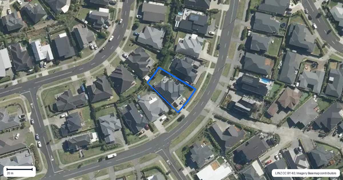 Property context map for 43 Manuel Road, Silverdale