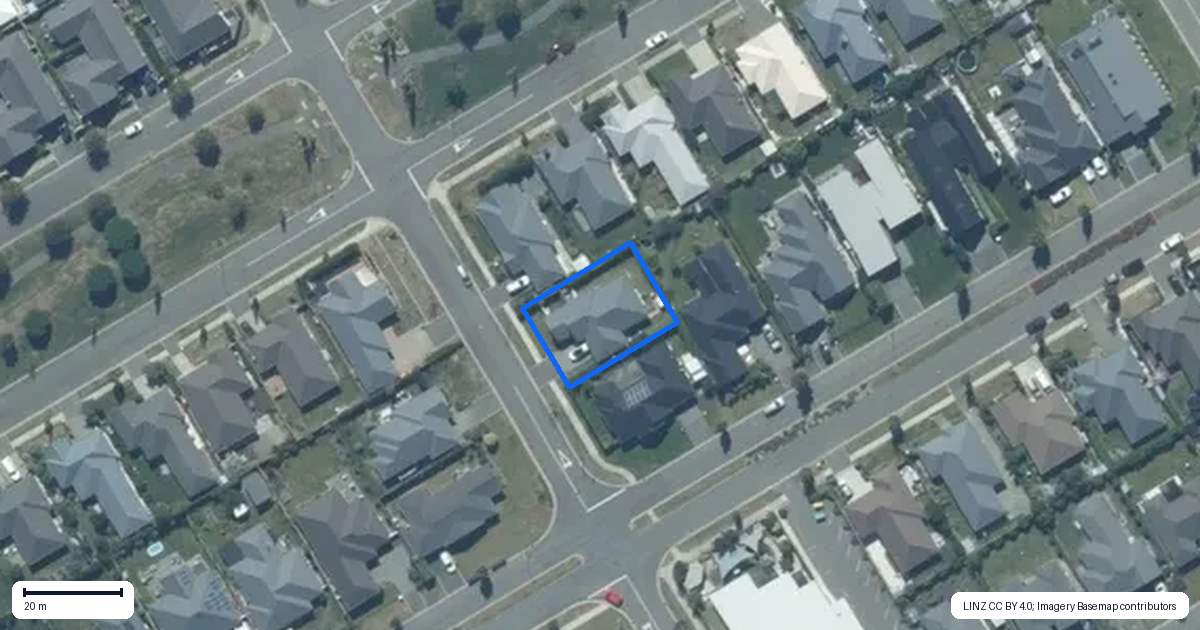 Property context map for 40 Sherborne Drive, Rolleston