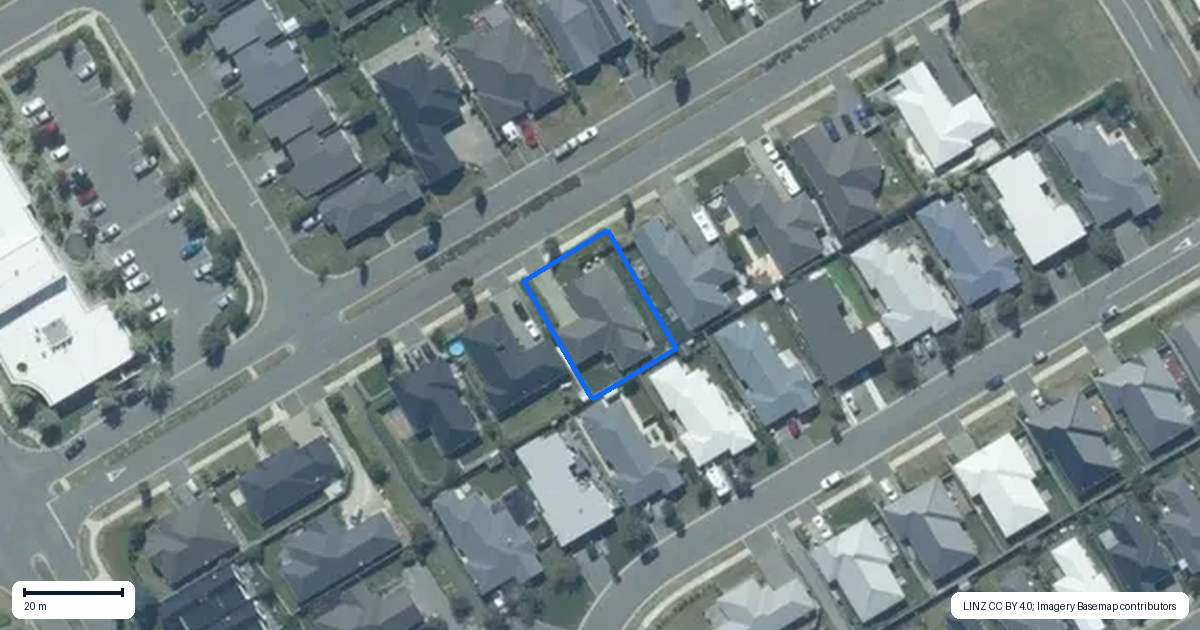 Property context map for 80 Shillingford Boulevard, Rolleston