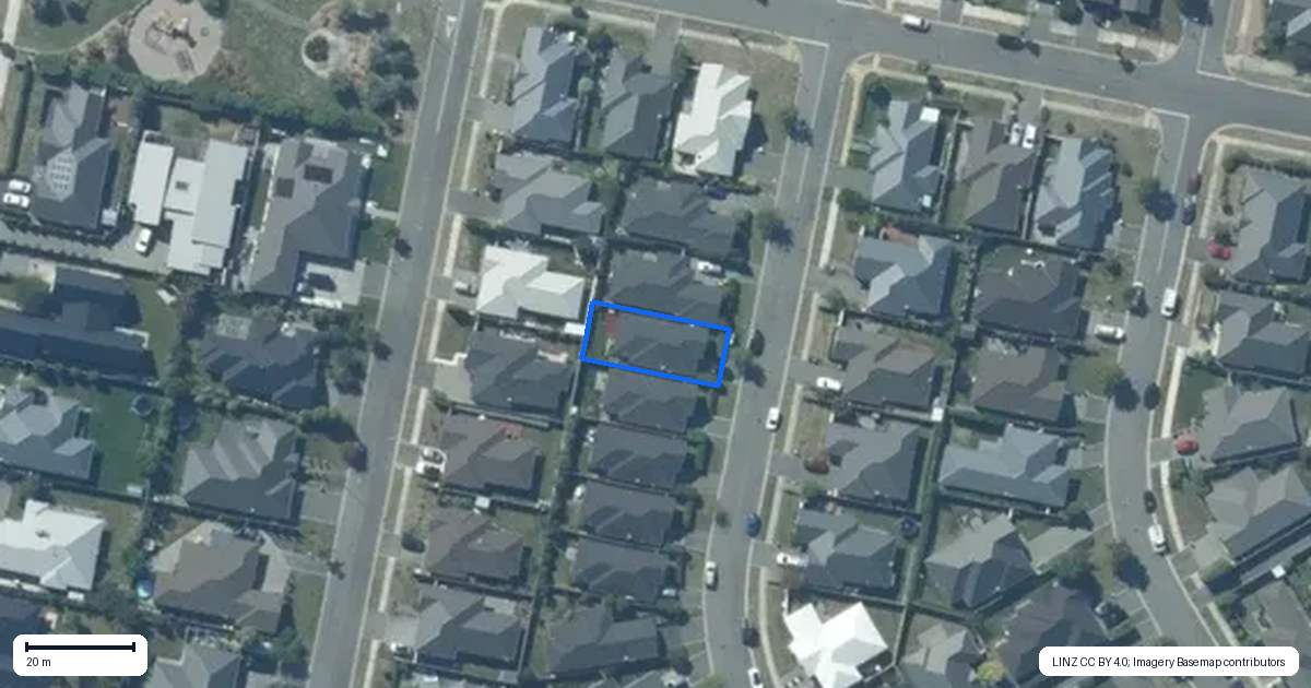 Property context map for 30 Brittan Drive, Rolleston