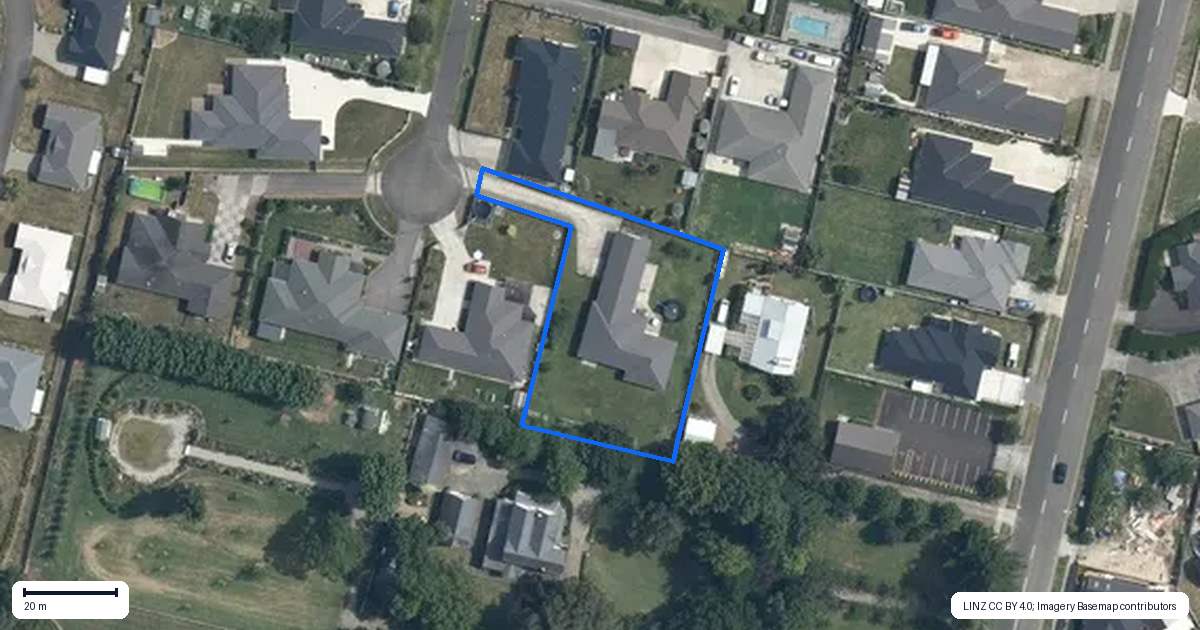 Property context map for 9 Mahi Grove, Maewa, Feilding