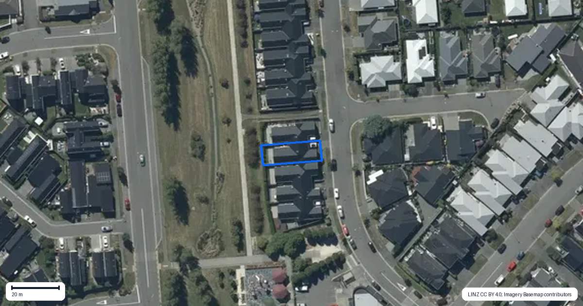 Property context map for 17 Greenaway Street, Halswell, Christchurch