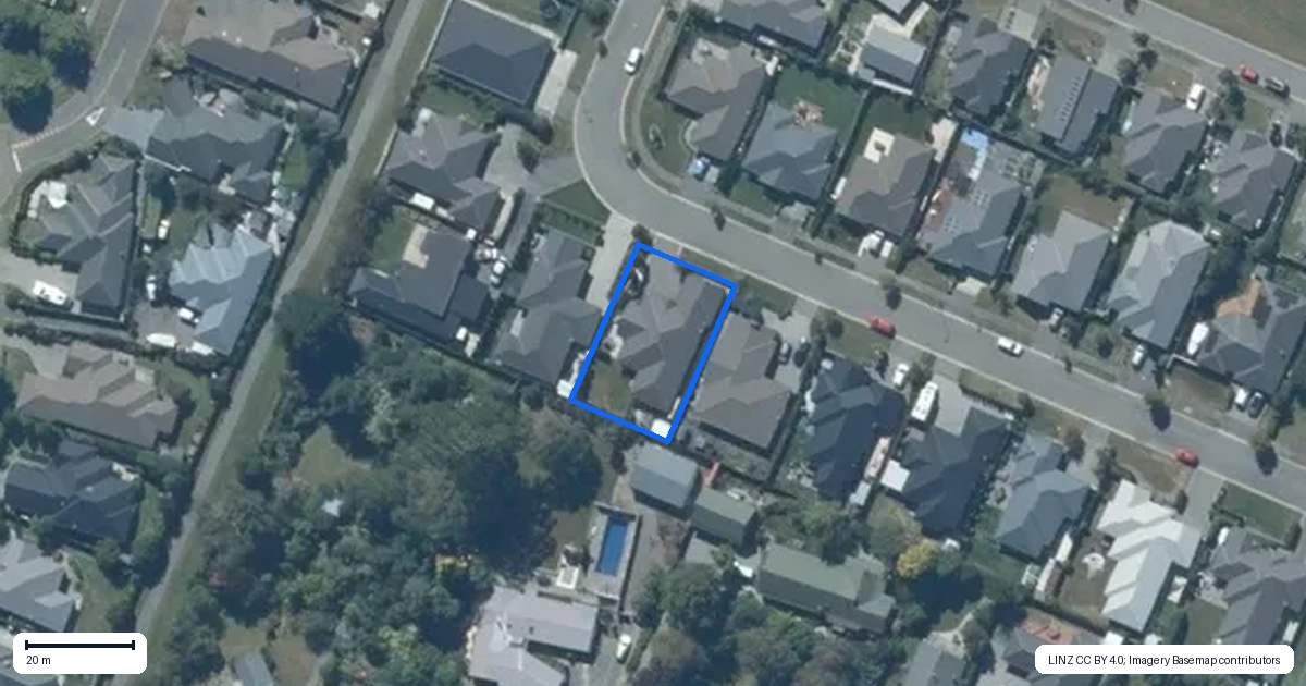 Property context map for 33 Cassidy Avenue, Lincoln