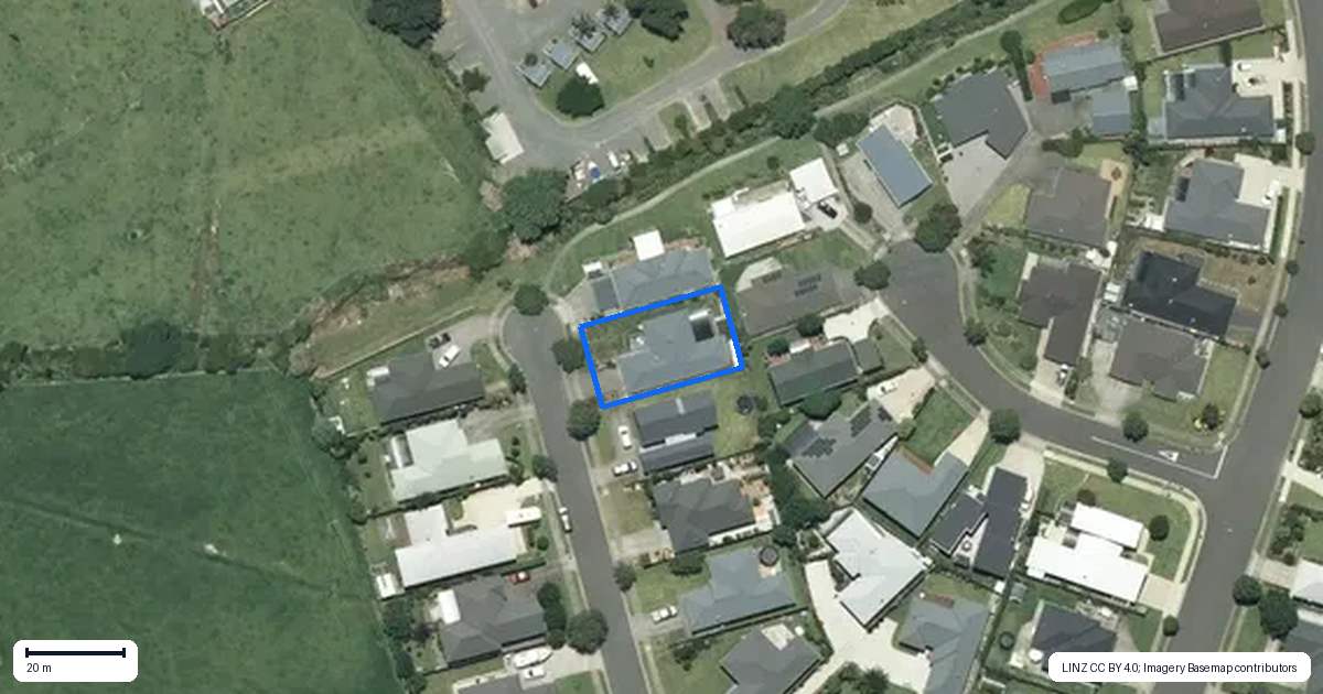 Property context map for 170 Golden Shore Place, Coromandel