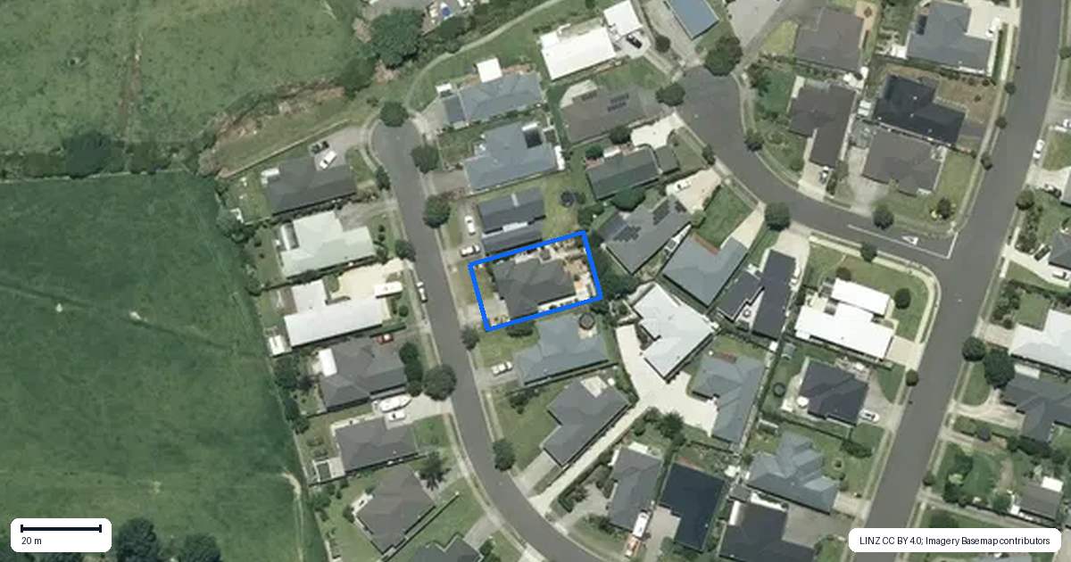 Property context map for 136 Golden Shore Place, Coromandel