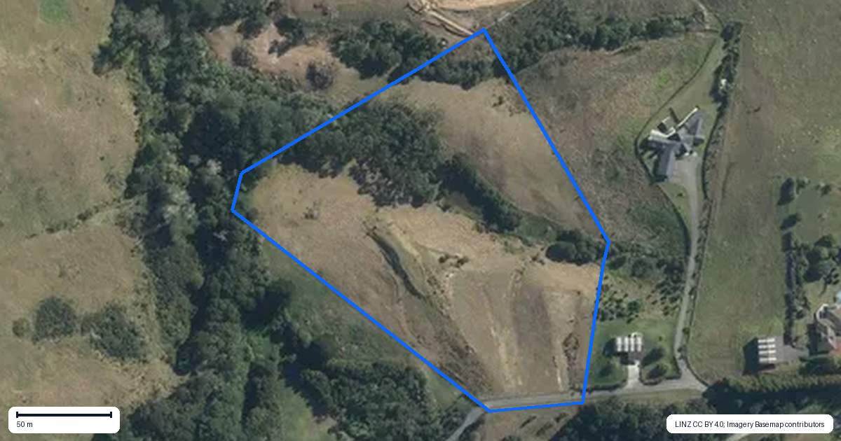 Property context map for 47B Donaldson Drive, Coatesville
