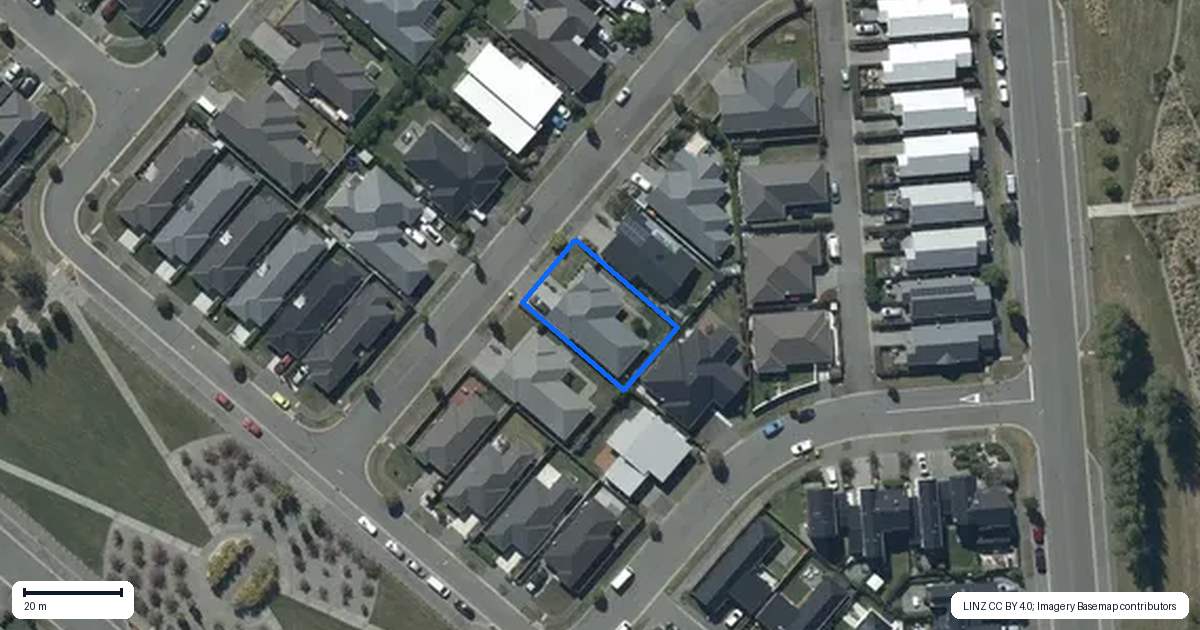 Property context map for 7 Piper Street, Halswell, Christchurch